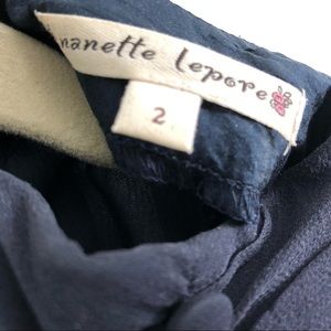 Nanette Lepore Tops - 100% silk navy Nanette Lepore sleeveless blouse Nanette Lepore Tops - 100% silk navy Nanette Lepore sleeveless blouse